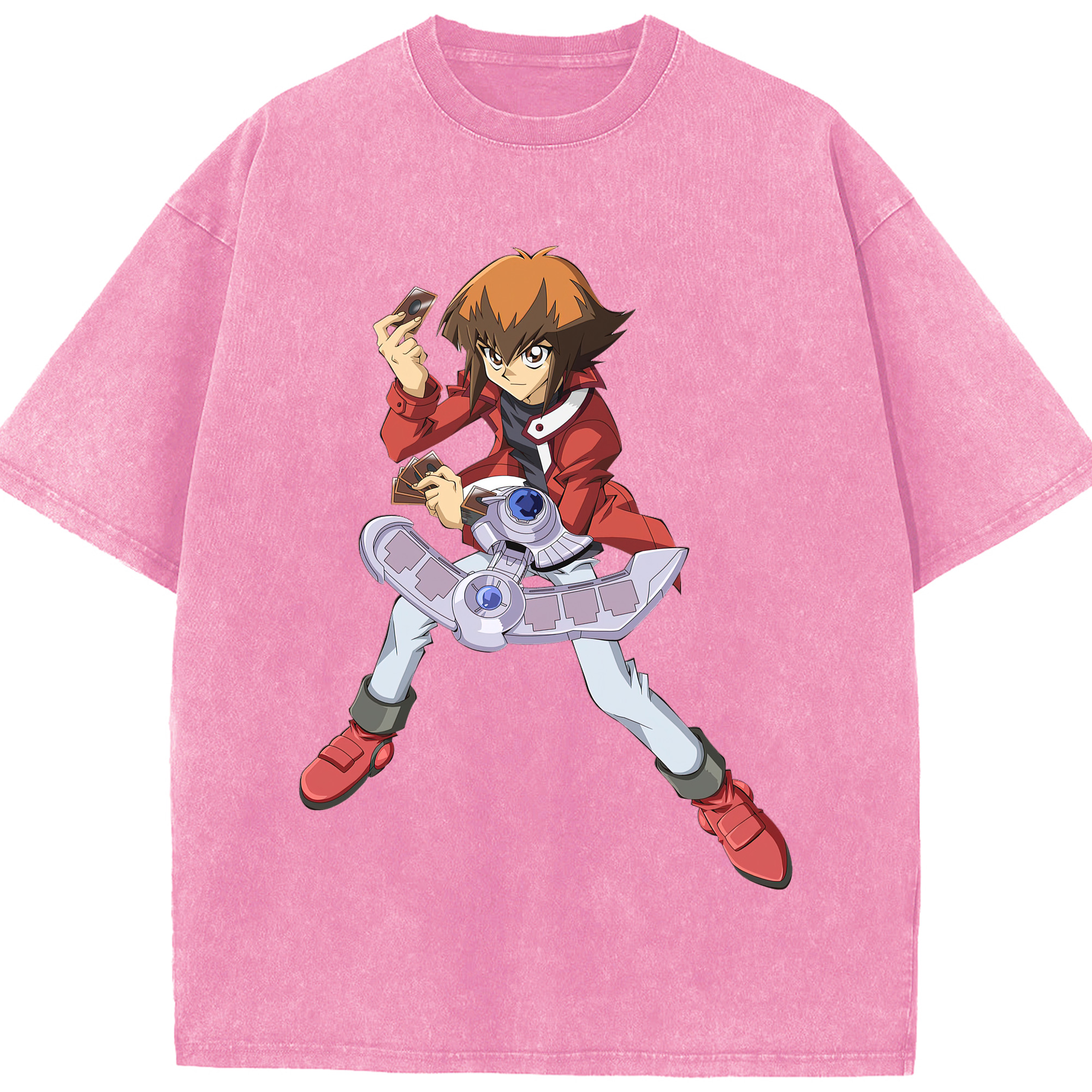 （画像用） 遊☆戯☆王 Yu-Gi-Oh! 綿100% ヴィンテージ風 半袖Tシャツ（フロントプリント）